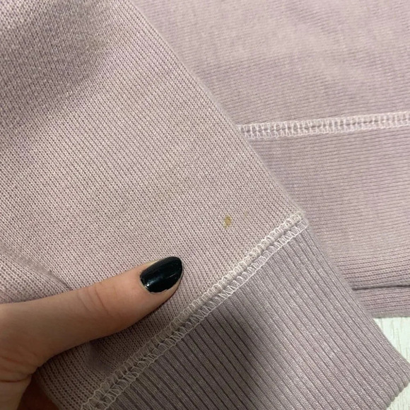 Eddie Bauer Womens Small Light Purple 1/4 Zip Pull - Picture 6 of 8